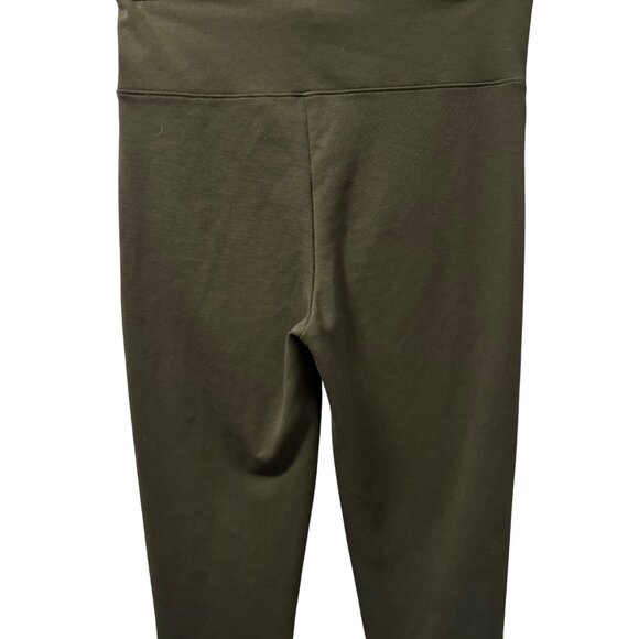Assets By Spanx Womens Olive Green High-Waisted Leggings Sz L - Picture 12 of 12